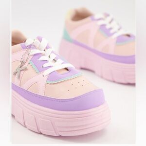 KOI Footwear Aiya chunky sneakers in pastel pink - MULTI size us 6